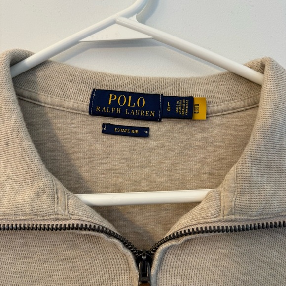 Ralph Lauren Beige Estate Rib Sweater - Picture 5 of 6